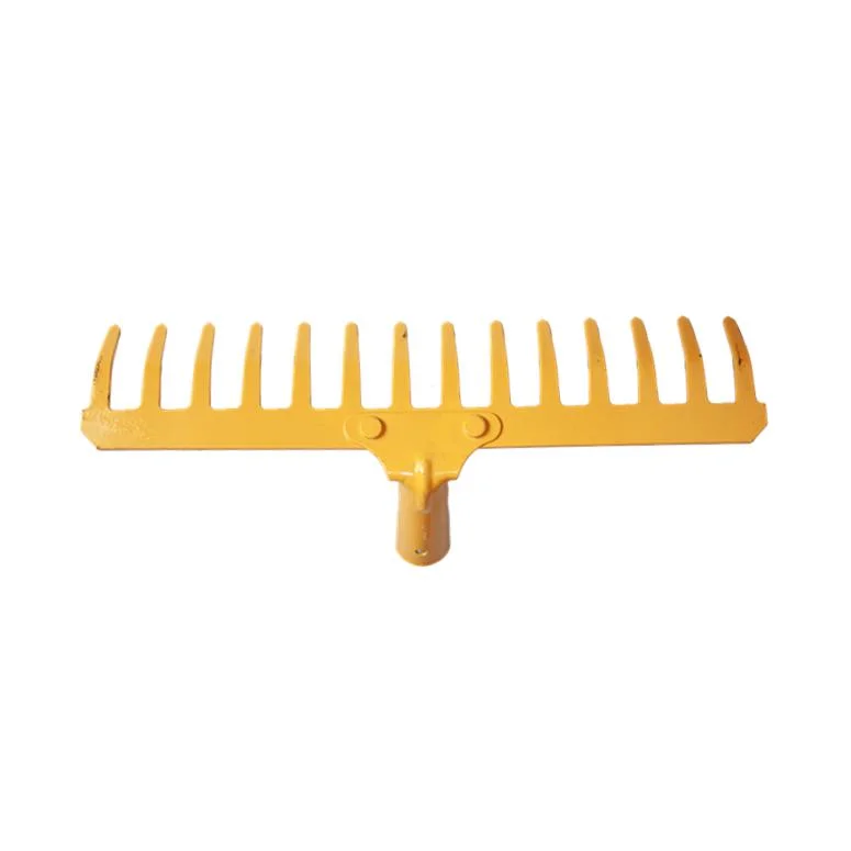 Agricultural Farming 22t Cleaning Hand Lawn Leaf Grass Bow Steel Grabber Rake