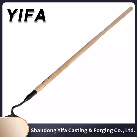 Vendas diretas da fábrica de alta qualidade ferramentas de jardim manuais agrícolas alça de madeira garfo enxada