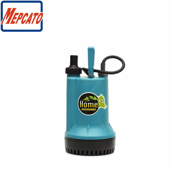 Bomba de água submersível de plástico portátil pequena para uso doméstico doméstico com interruptor flutuante para irrigação de jardins paisagísticos, lavagem de carros, drenagem de porão (série doméstica)